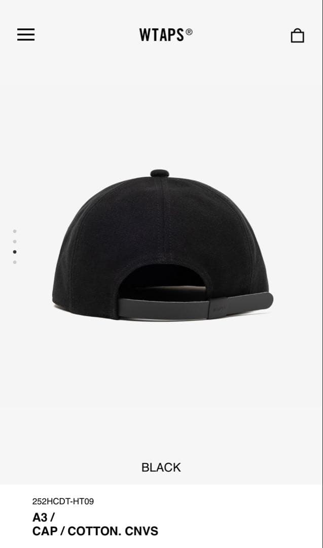 WTAPS ダブルタップス 252HCDT-HT09 キャップ 25AW - メルカリ