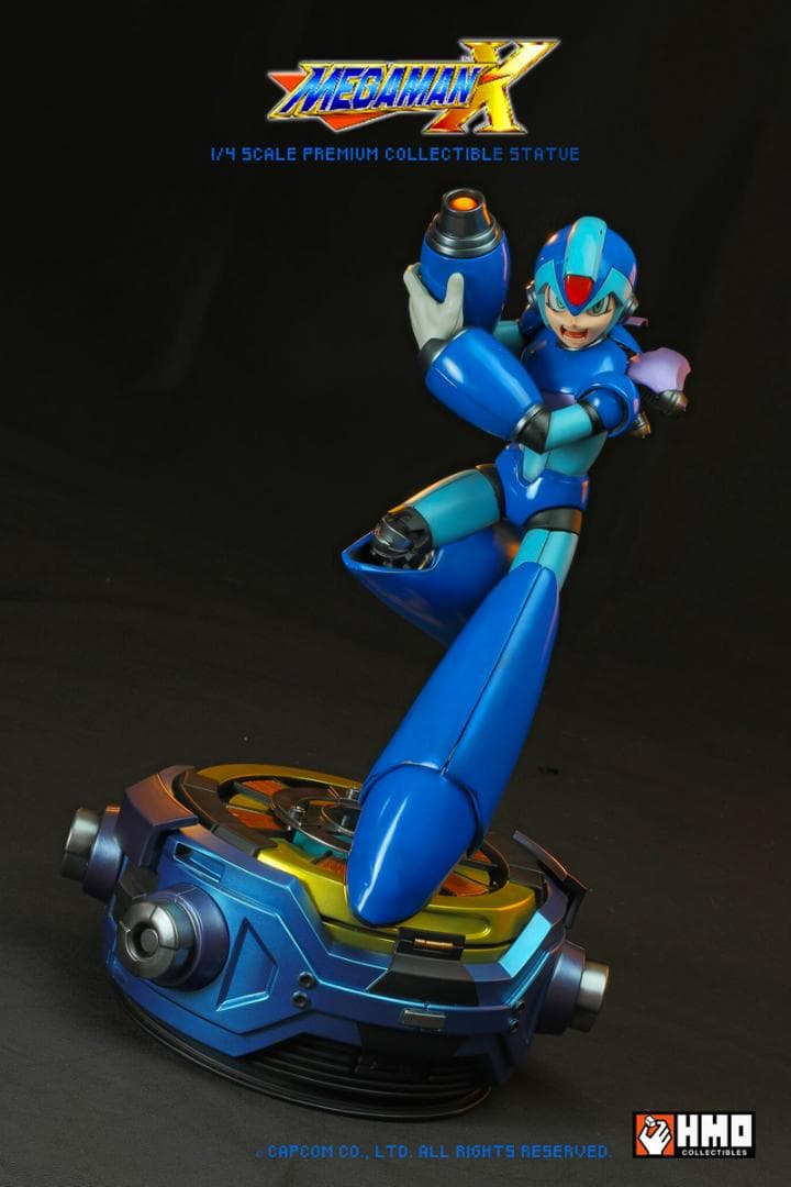 ロックマンX 1/4 プレミアムコレクティブル スタチュー ブルー Amazon.co.jp: MDLX ロックマンX エックス ノンスケール