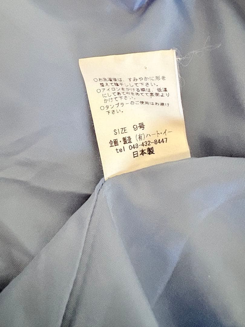 アリスエプロン付き 別珍ワンピース Mサイズ ハートE ロリィタ