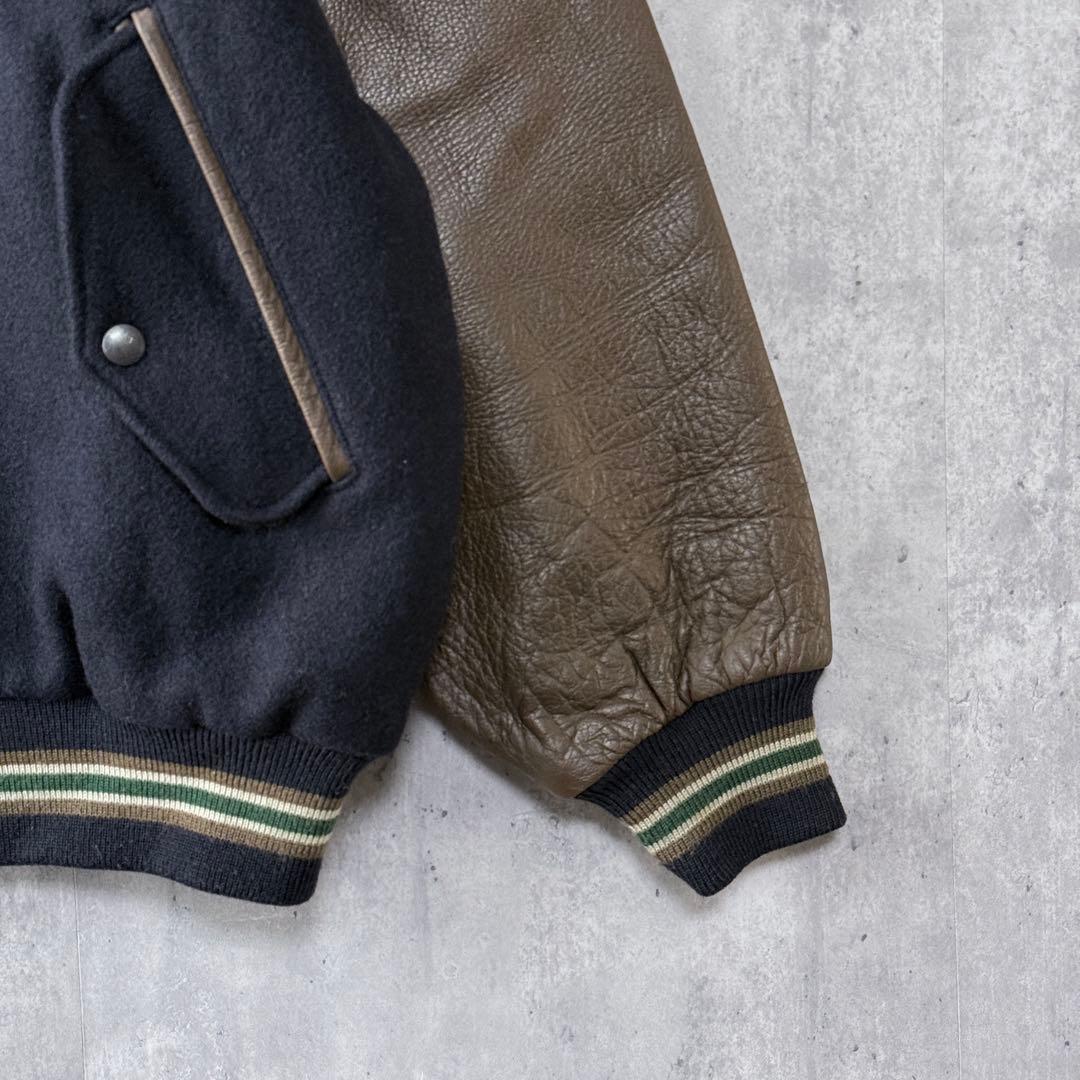 の*ん様 良品✨希少古着 マックレガー スタジャン 袖レザー 4L ビッグ