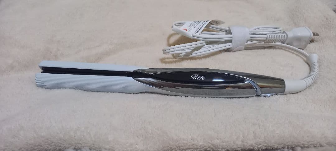 【超美品】ReFa/リファビューテック ストレートアイロン/ホワイト キャップ有 試してみた】ReFa リファ ビューテック ストレートアイロンのリアルな