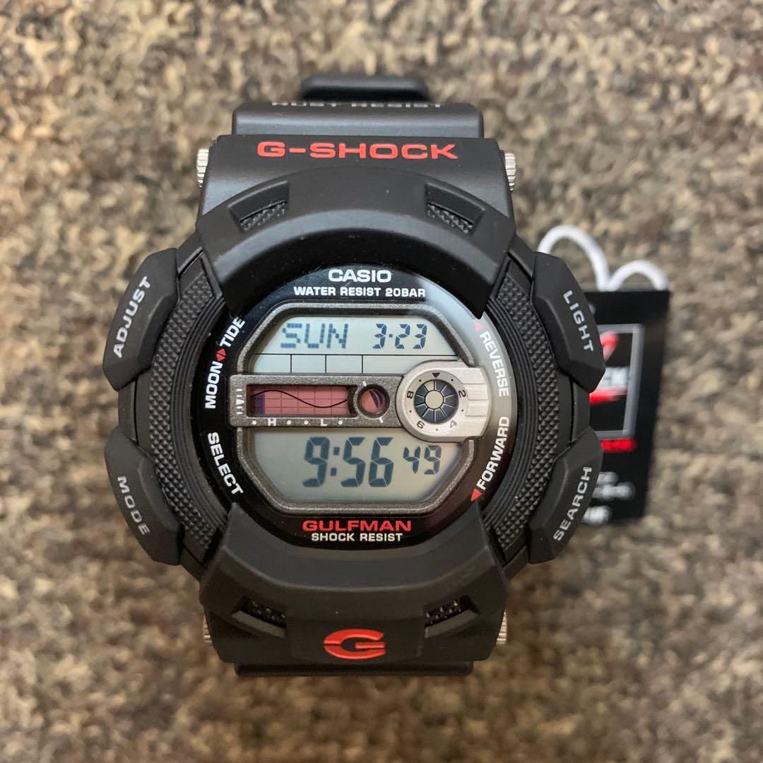 未使用G-SHOCK GW-9100ガルフマン 電波ソーラー 腕時計 - メルカリ