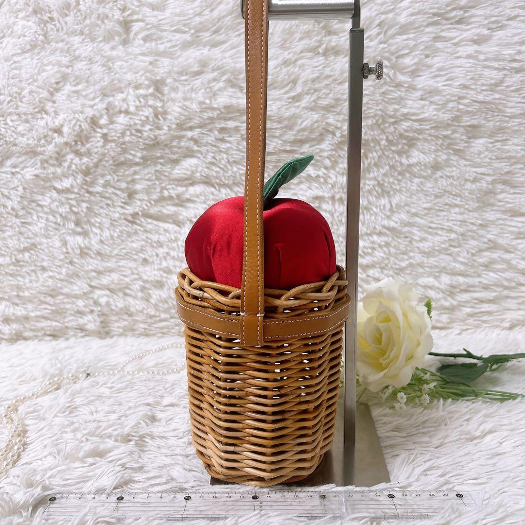 即日発送 極美品 LUDLOW ラドロー りんご かごバッグ バケツ バケット