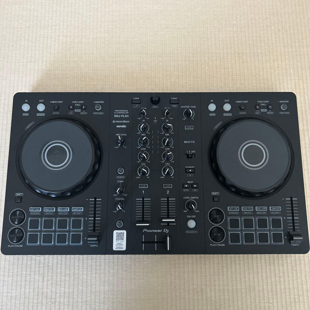 DJ機材 ddj flx4 DDJ-FLX4 - マルチアプリ対応2ch DJコントローラー (Black)