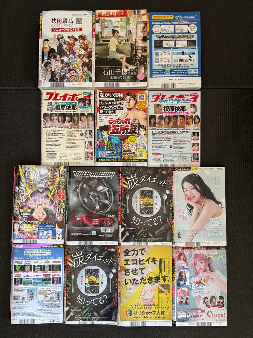 榎原依那 雑誌14冊セット（マガジン アクション チャンピオン プレイボーイ等）