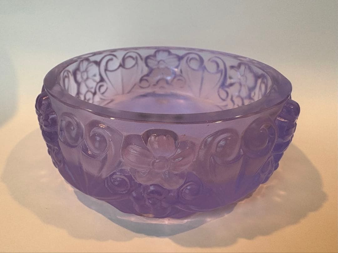 未使用 FRANTIŠEK HALAMA ガラス製品チェコ アレキサンドライト