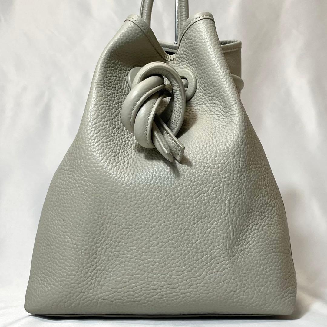 美品】ヴァジック ボンド ナノ ショルダーバッグ 巾着型 2way