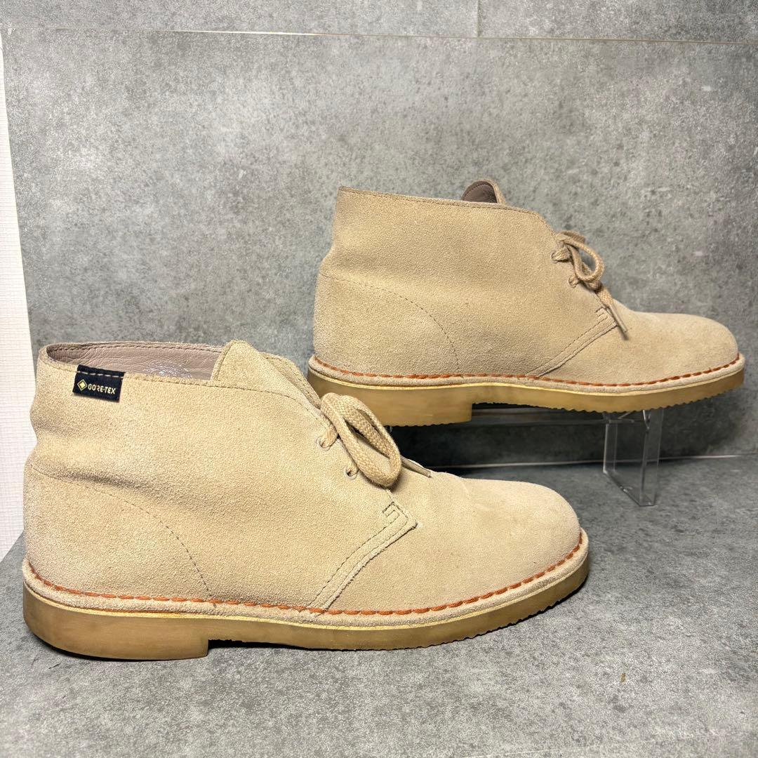 【美品】クラークス ゴアテックス デザートブーツ スエード 25.5cm