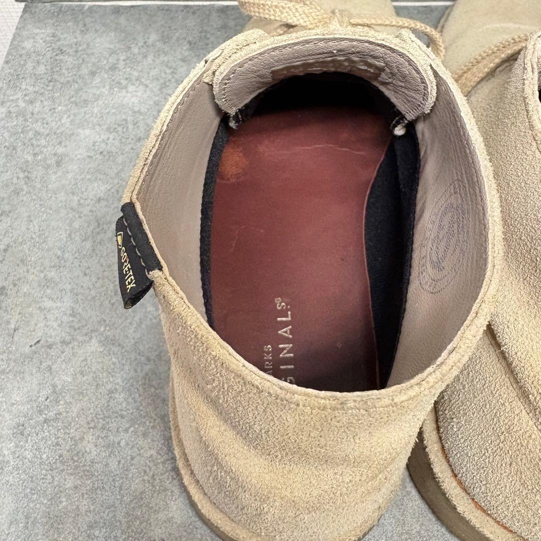 【美品】クラークス ゴアテックス デザートブーツ スエード 25.5cm