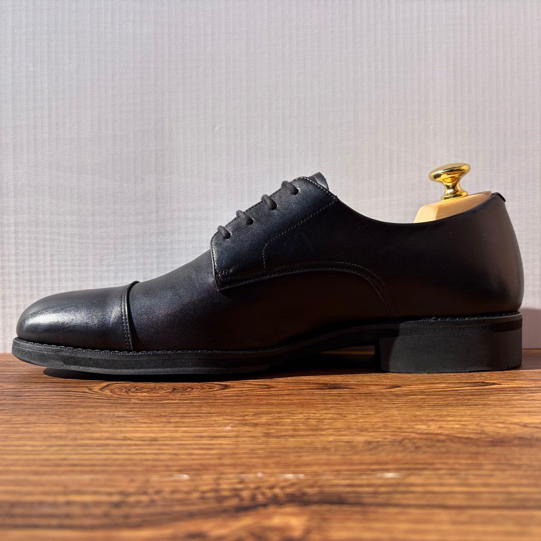 アシックスランウォーク ストレートチップ 25.5cm 黒 外羽根 革靴②