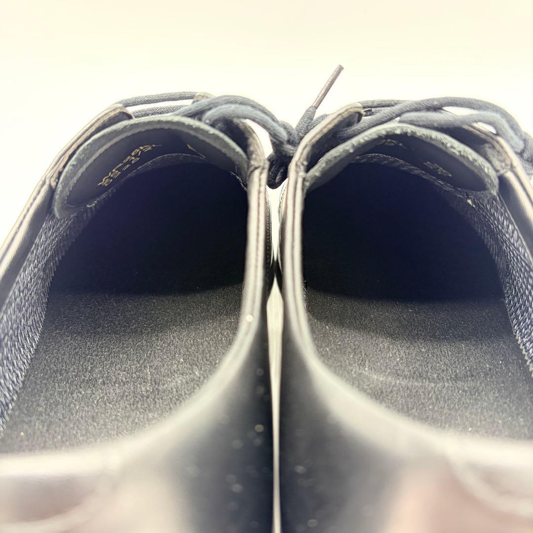 アシックスランウォーク ストレートチップ 25.5cm 黒 外羽根 革靴②