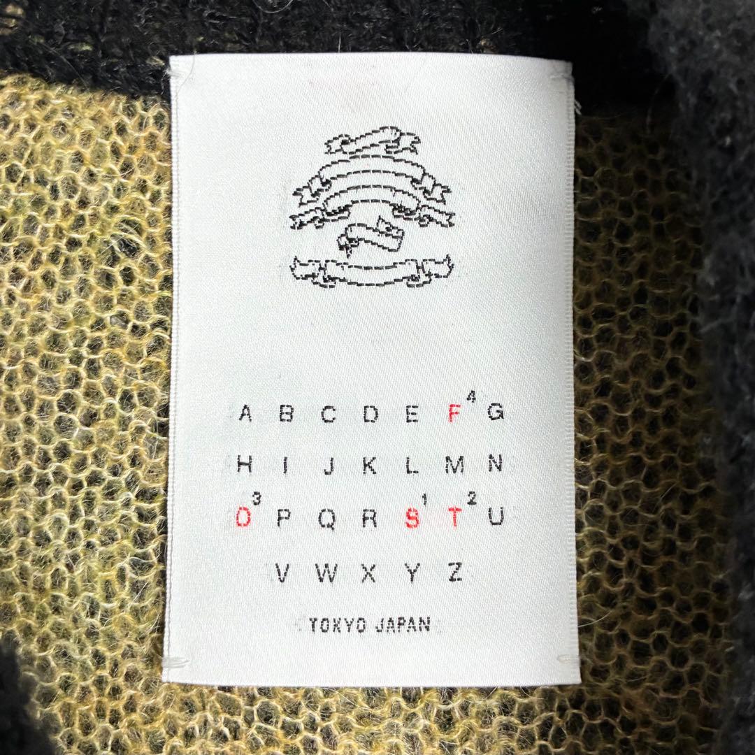 25AW【美品】STOF(ストフ)モヘア混カラーフェイクレイヤードオーバー