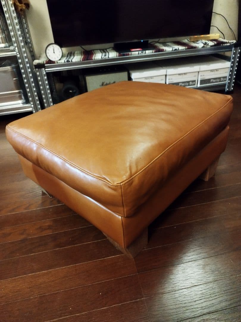 くろまるさん専用 ACME アクメファニチャー フレスノ レザーオットマン