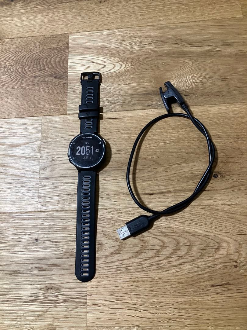 GARMIN ForeAthlete 230J ガーミン 充電ケーブル付き - メルカリ
