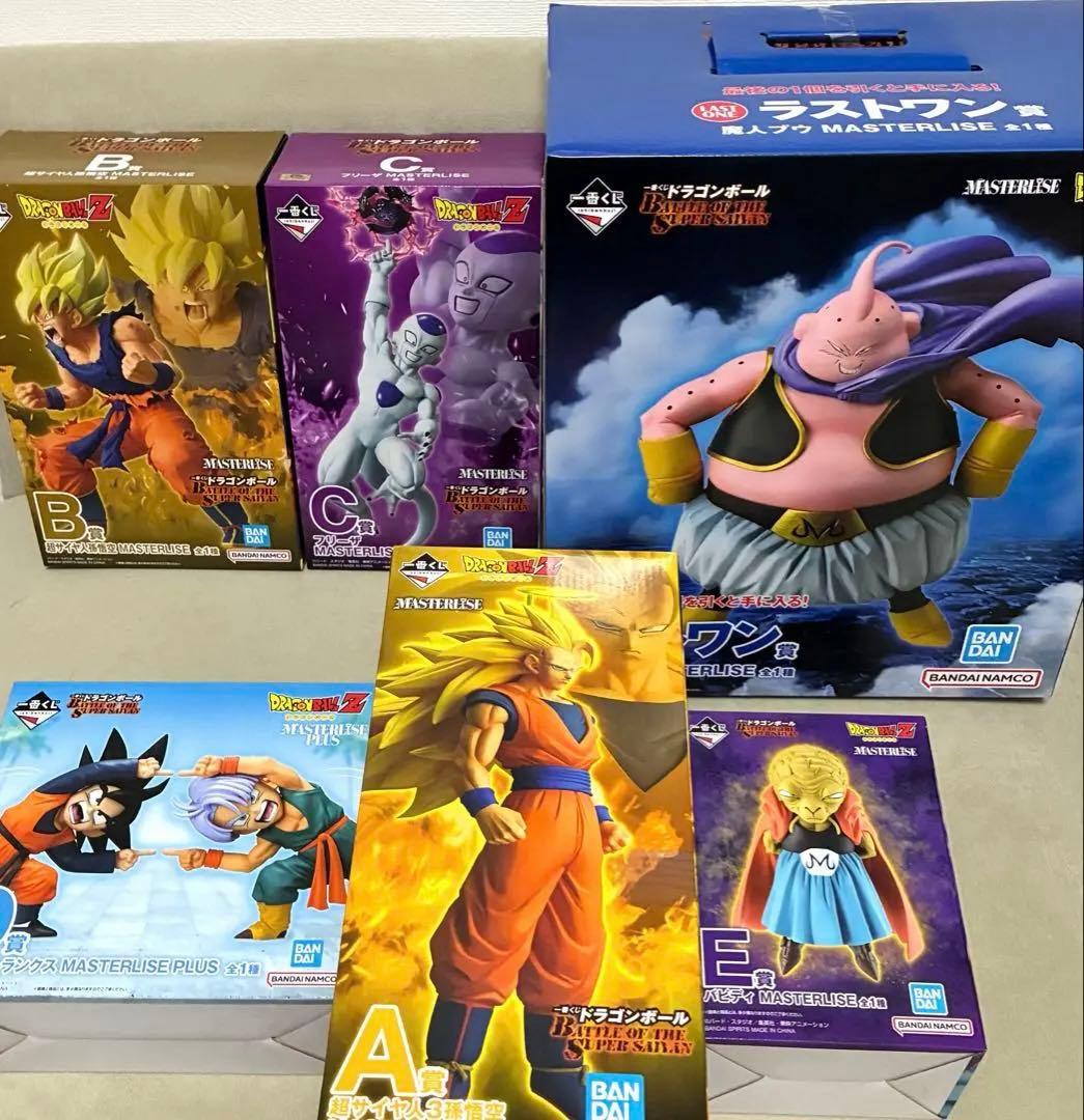 1番くじ ドラゴンボールZ MASTERLISE コンプリート - メルカリ