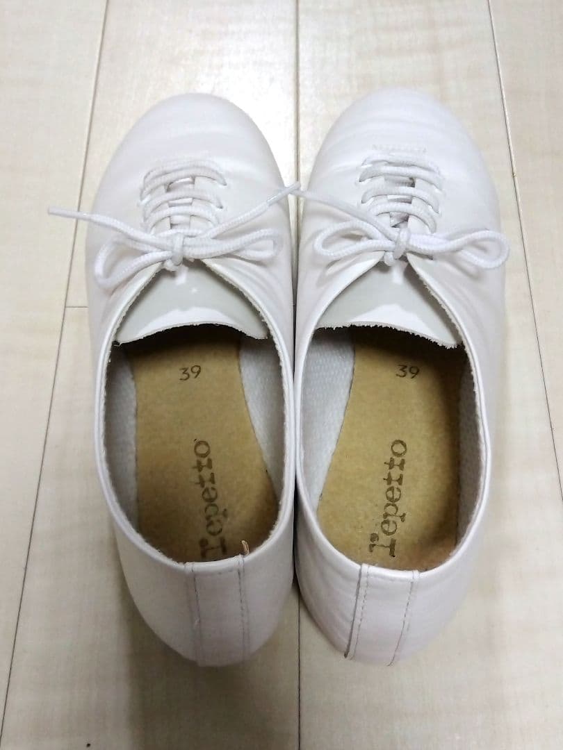 repetto Jazz レザーシューズ ホワイト 39/24.5cm