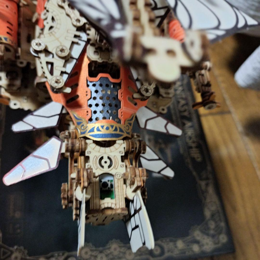 完成品！ FUNPOLA 3Dパズル 木製パズル ファンタジー飛行船 - メルカリ