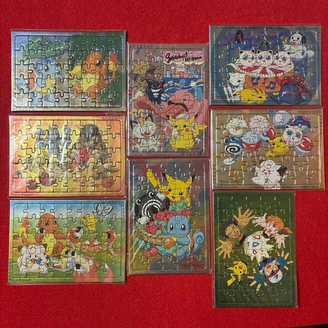 食玩 パズル 全4種×2 ポケットモンスター ポケモンジグソー 全8種フルコンプ 食玩 パズル 全4種×2 ポケットモンスター ポケモンジグソー 全8種