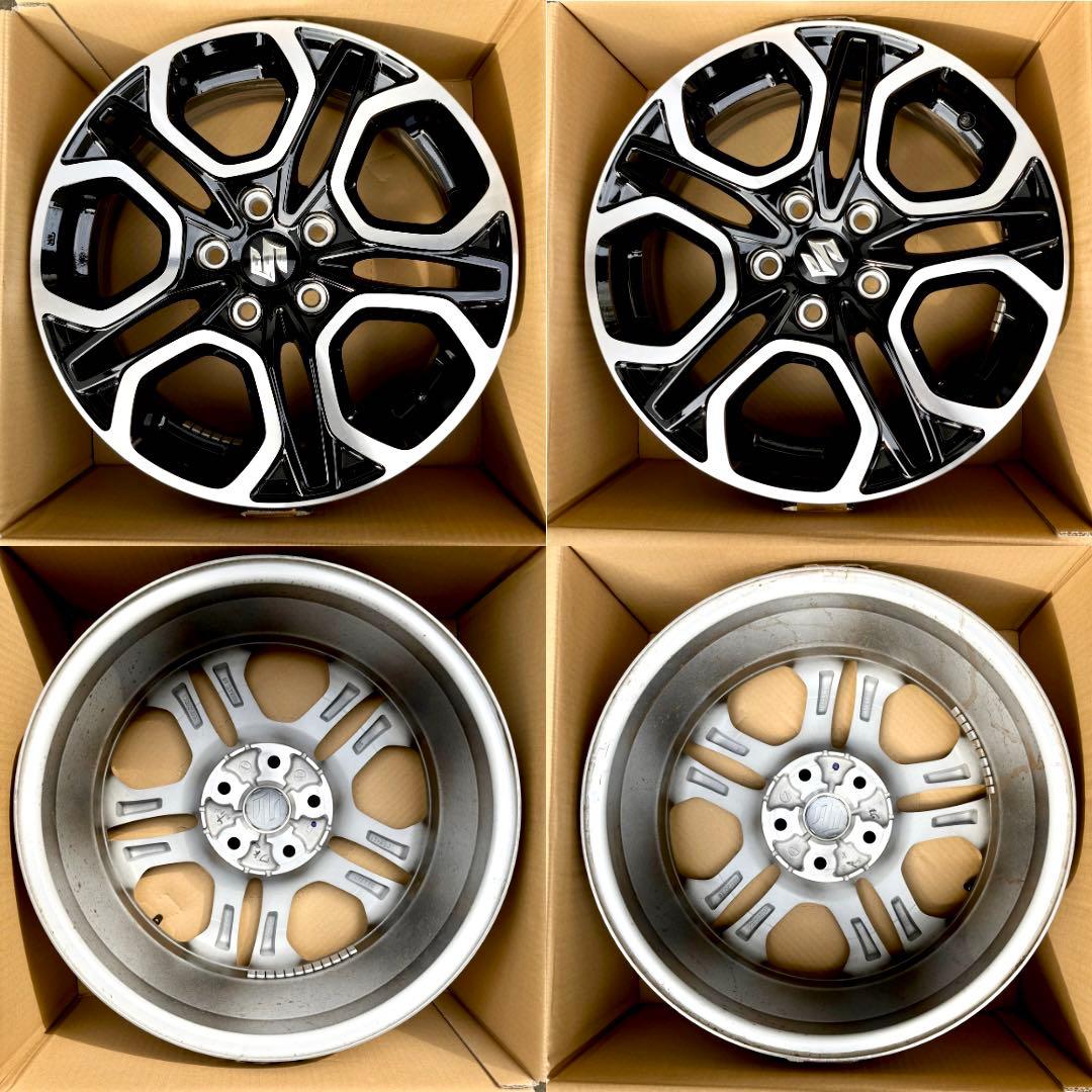 【新車外し】スイフトスポーツ ZC33S 17インチ ホイール 2本【送料込】① 単品 純正 ホイール 1本 スイフトスポーツ ZC33S ☆ 6.5J-17 PCD114.3
