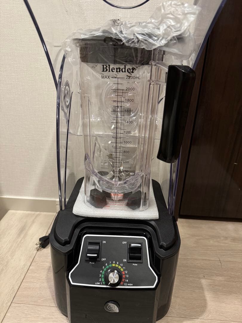 ミキサー ブレンダー 2.2L 大容量 氷も砕ける 多機能 一台多役 攪拌棒付き