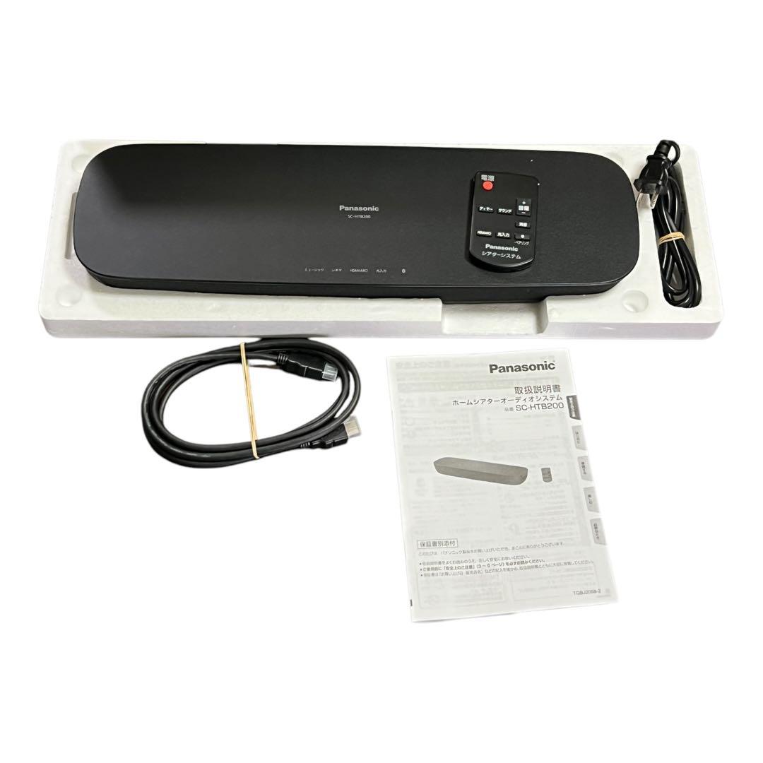 【値下げOK】Panasonic シアターバー　SC-HTB200-K Panasonic（パナソニック） シアターバー ブラック SC-HTB200-K