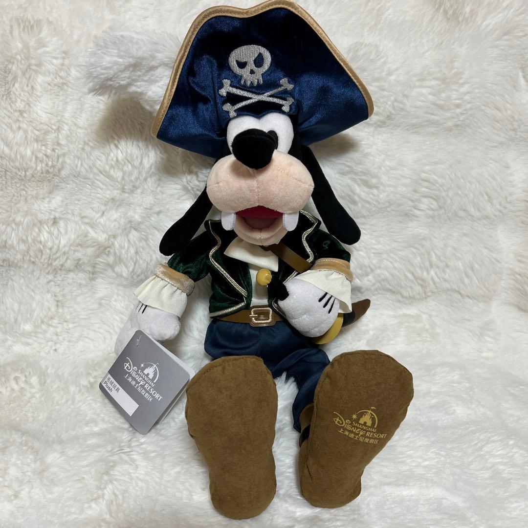 上海ディズニー グーフィー カリブの海賊 海賊 ぬいぐるみ 新品 - メルカリ