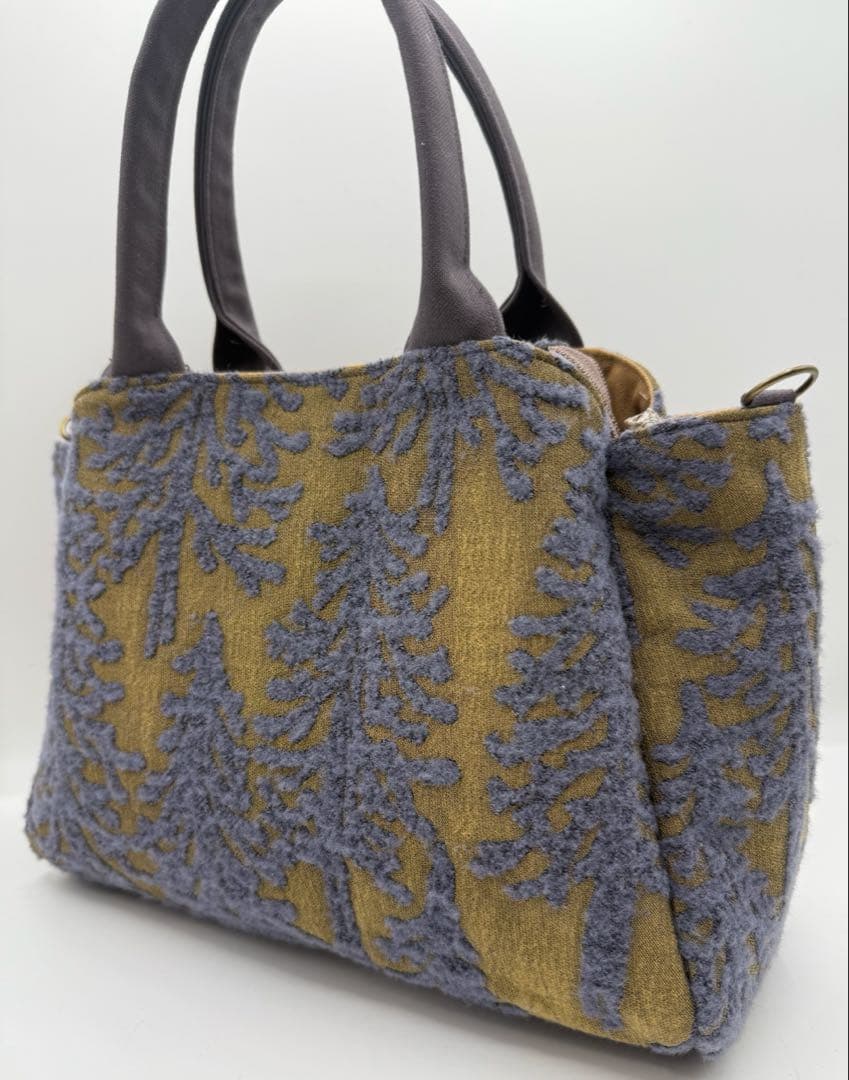 ミナペルホネン metsa ハンドメイドバッグ 1027Ⓓ