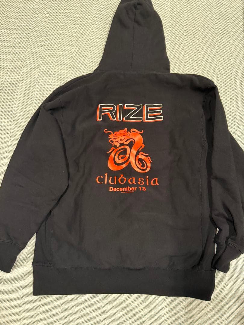 RIZE× clubasia プルオーバー パーカー 復活LIVE限定 ZEUS