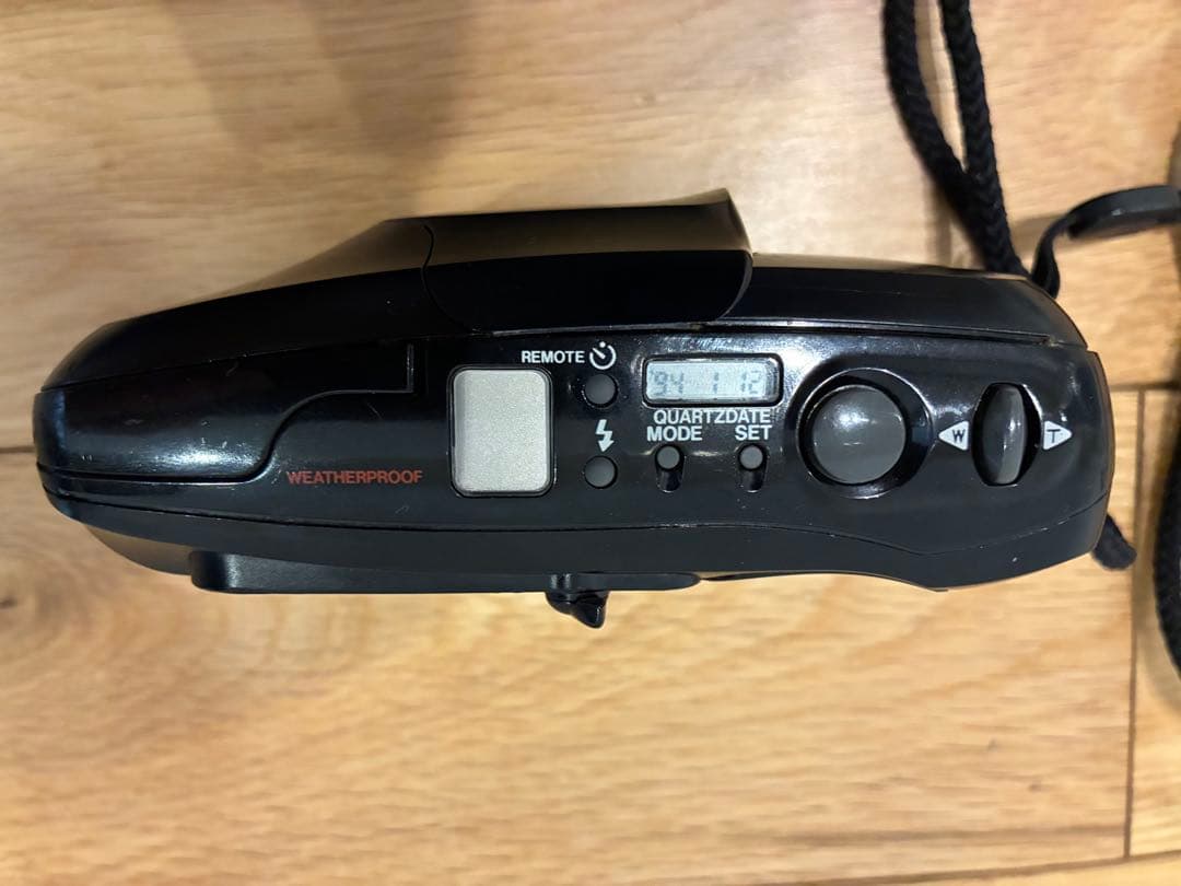 OLYMPUS μ ZOOM 120 コンパクトフィルムカメラ パノラマ 黒 - フィルム