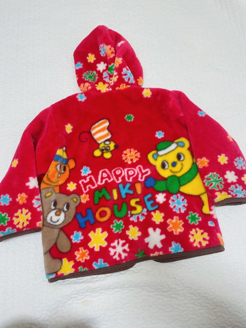 レトロ 希少 ミキハウス毛布アウター 110