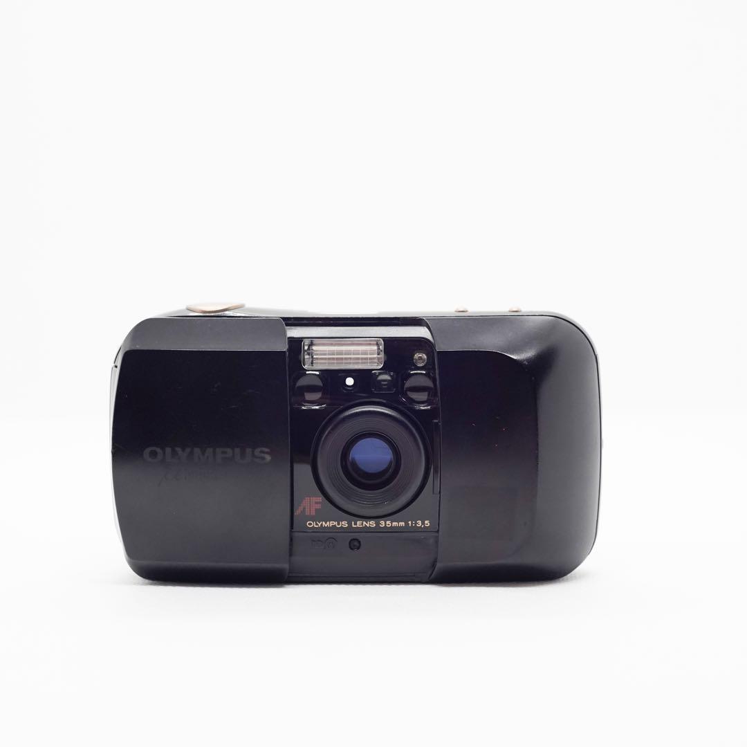【動作良好】Olympus μ 35mm F3.5 コンパクトフィルムカメラ オリンパス μ（ミュー） 35mmAF式レンズシャッターカメラ フィルム