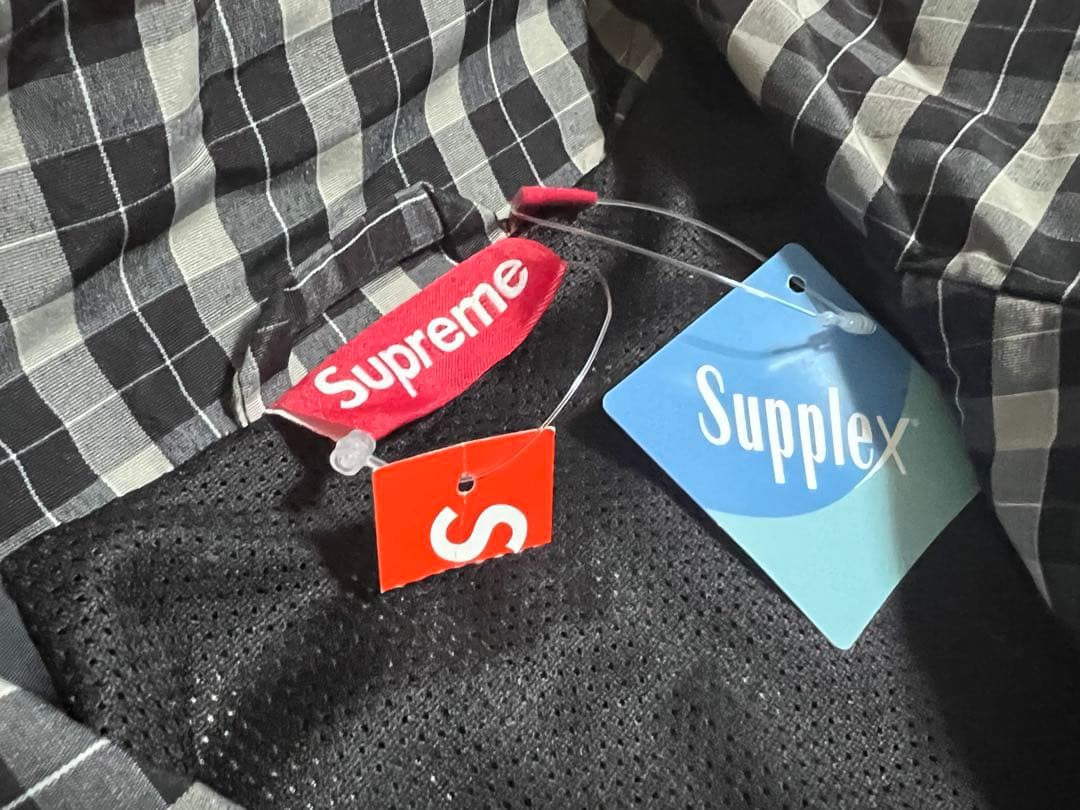 Y*s様 Supreme Plaid Track Jacket \"Black\"