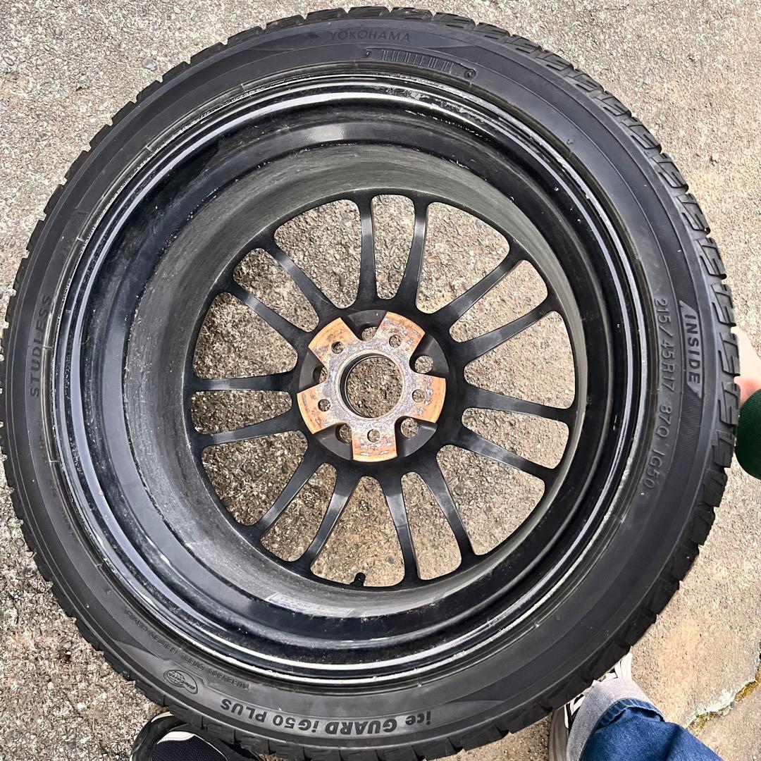 鍛造Rays VOLK RACING RE30 8J PCD100 スタッドレス - メルカリ