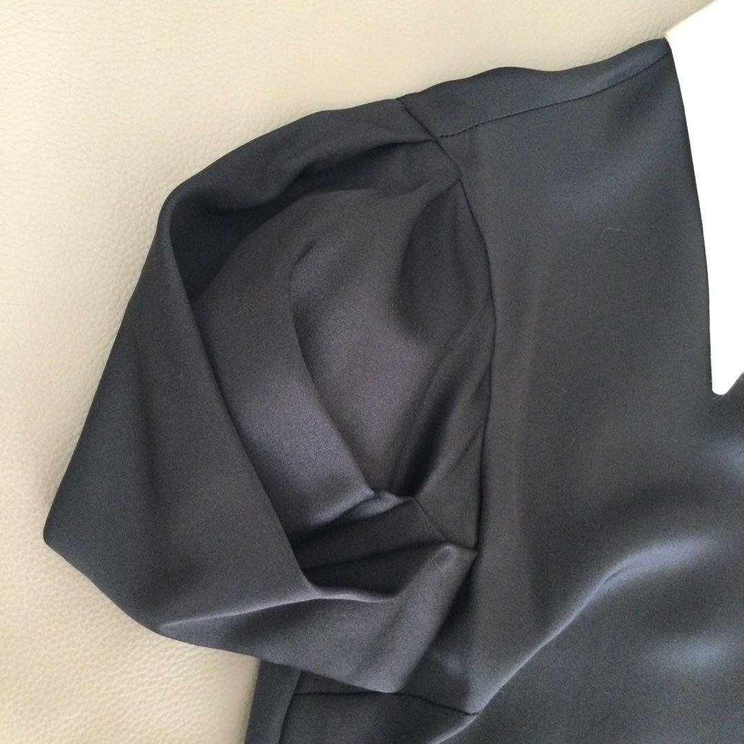 MIUMIU ブラックワンピース シルク かわいい 結婚式 38 美品 匿名送込