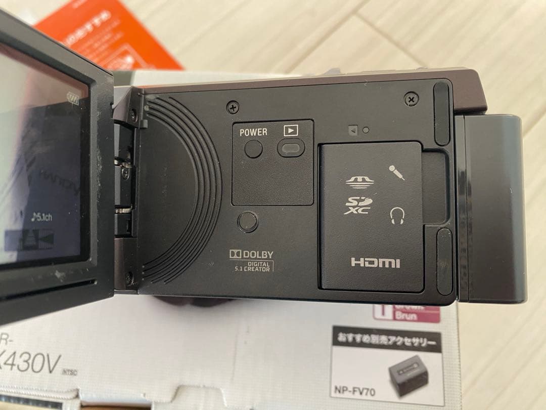 《チョイ》SONY CX430V ビデオカメラ ブラック