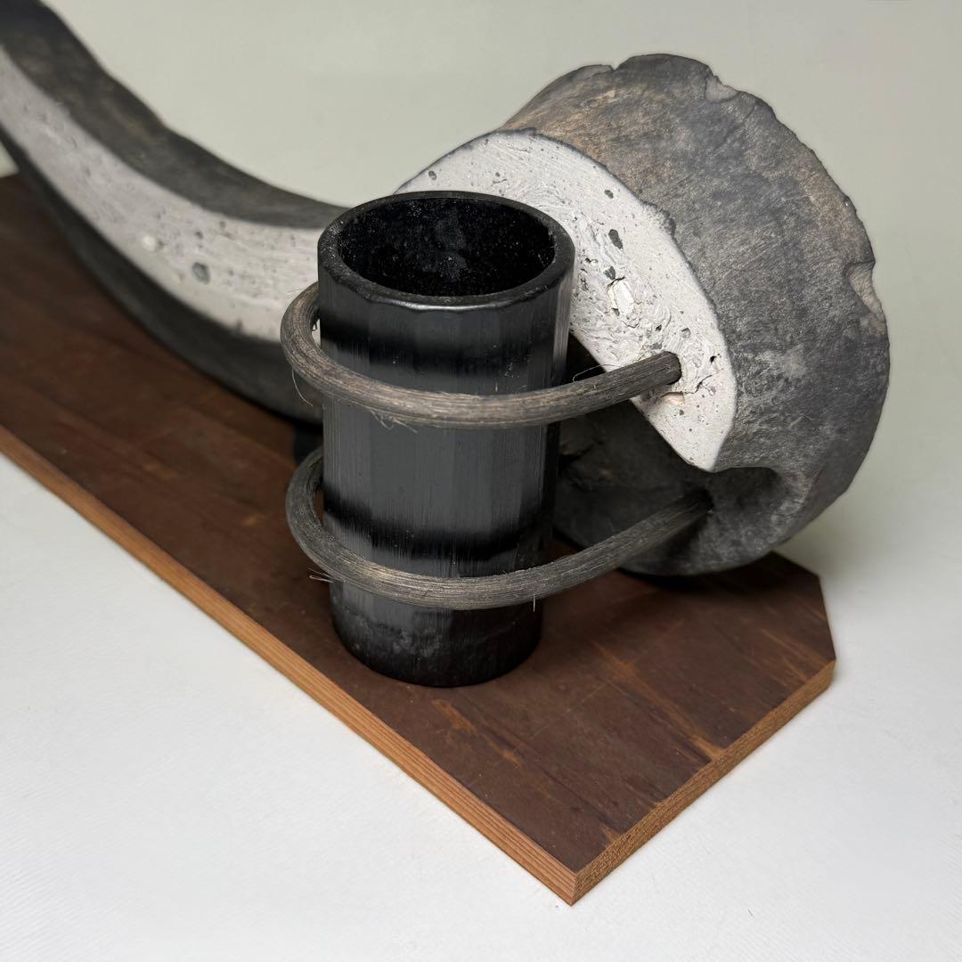 時代 萬松院平成大修理 古瓦 古天井板 指物師 豊雄斎 共布 花器 煎茶