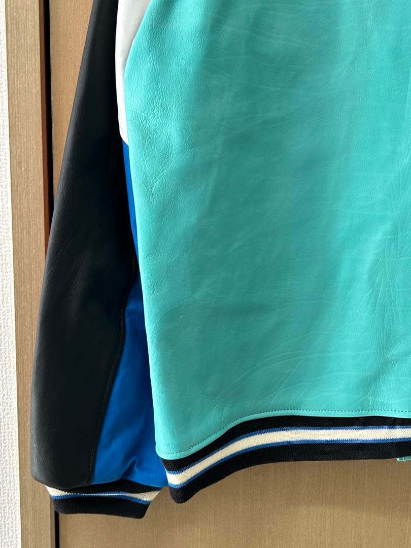 美品】N.HOOLYWOOD マルチカラー レザースタジャン - メルカリ