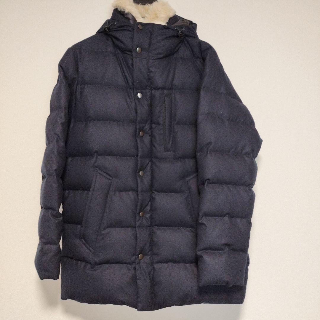 ひろけい10様専用 Super120'sウールフランネル ダウンコート - メルカリ