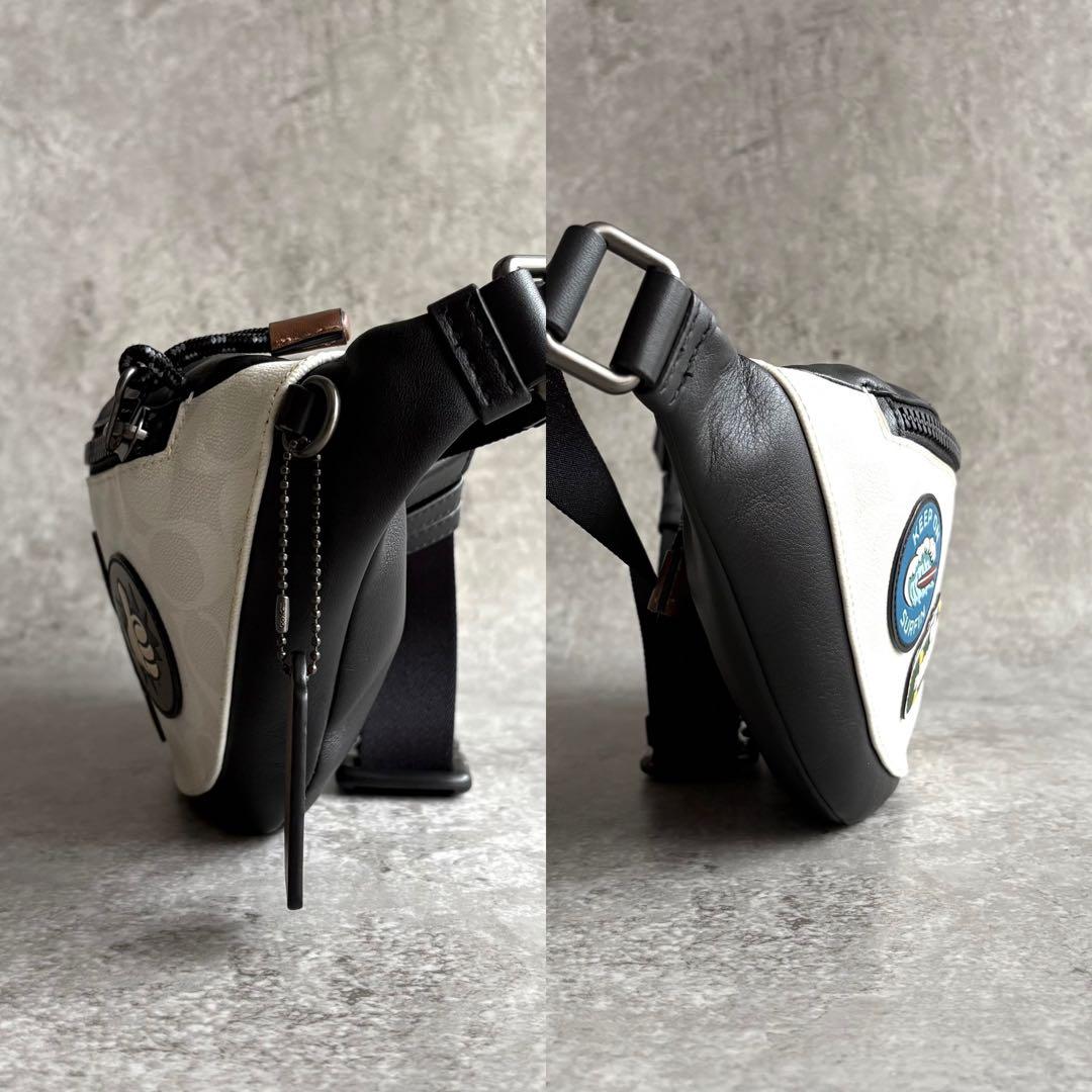 あき様】COACH シグネチャー ディズニー ミッキー コラボ ボディバッグ