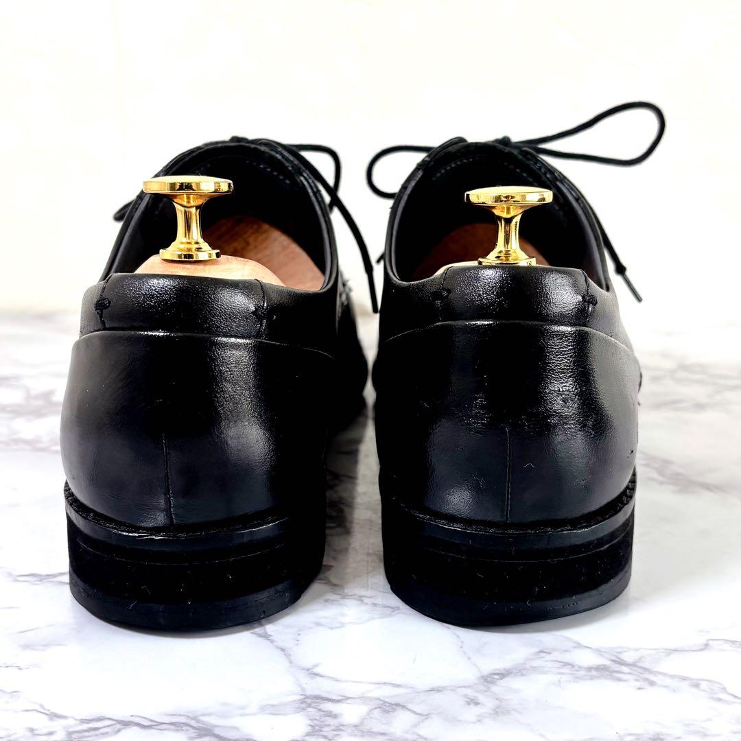 美品】アシックス ランウォーク 黒 ストレートチップ 24EEE ビジネス