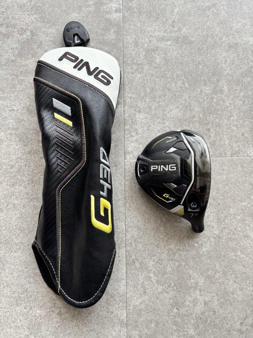 超人気 PING G430 MAX 7W ヘッドのみ カバー付 ピン - メルカリ