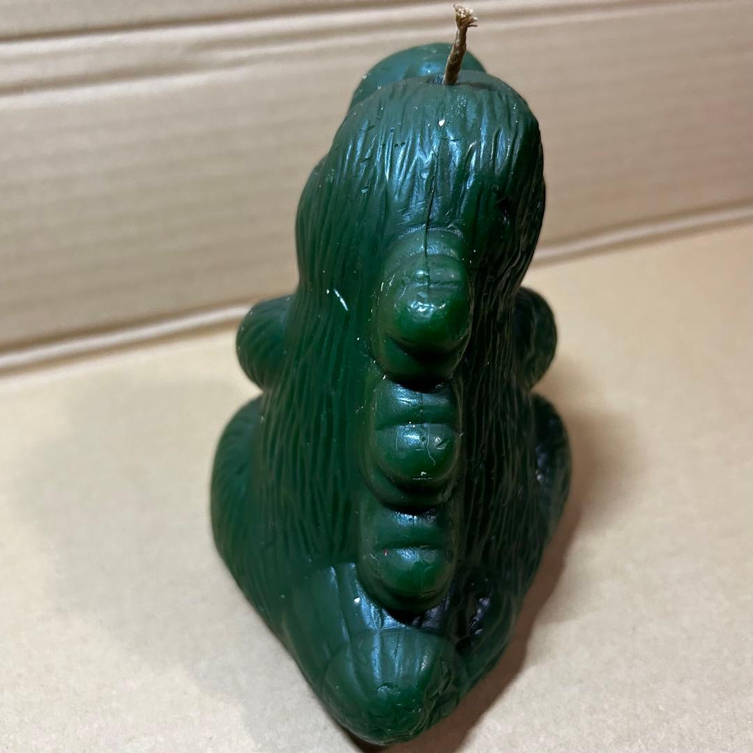ゴジラ ロウソク キャンドル 蝋燭 ミニゴジラ付 昭和レトロ 当時物