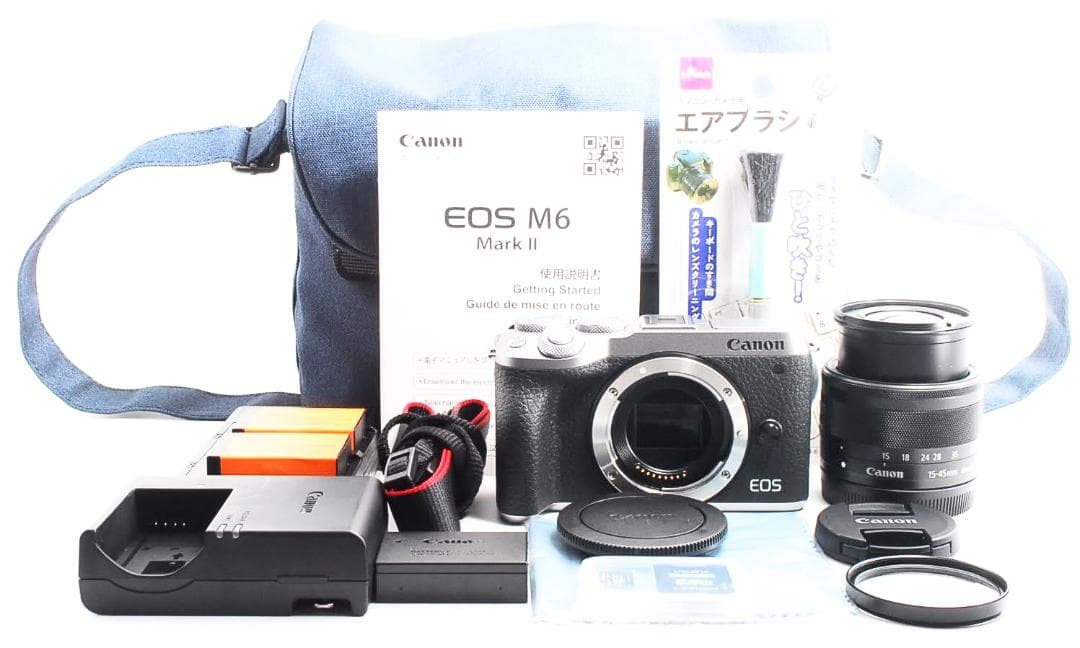 Canon EOS M6 Mark II✨美品✨ミラーレスカメラ スマホ転送 - メルカリ