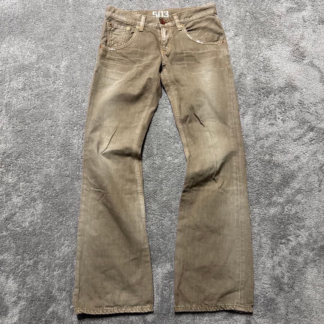 00s archive y2k 平成ギャル男 お兄系 フレアデニムパンツ - メルカリ