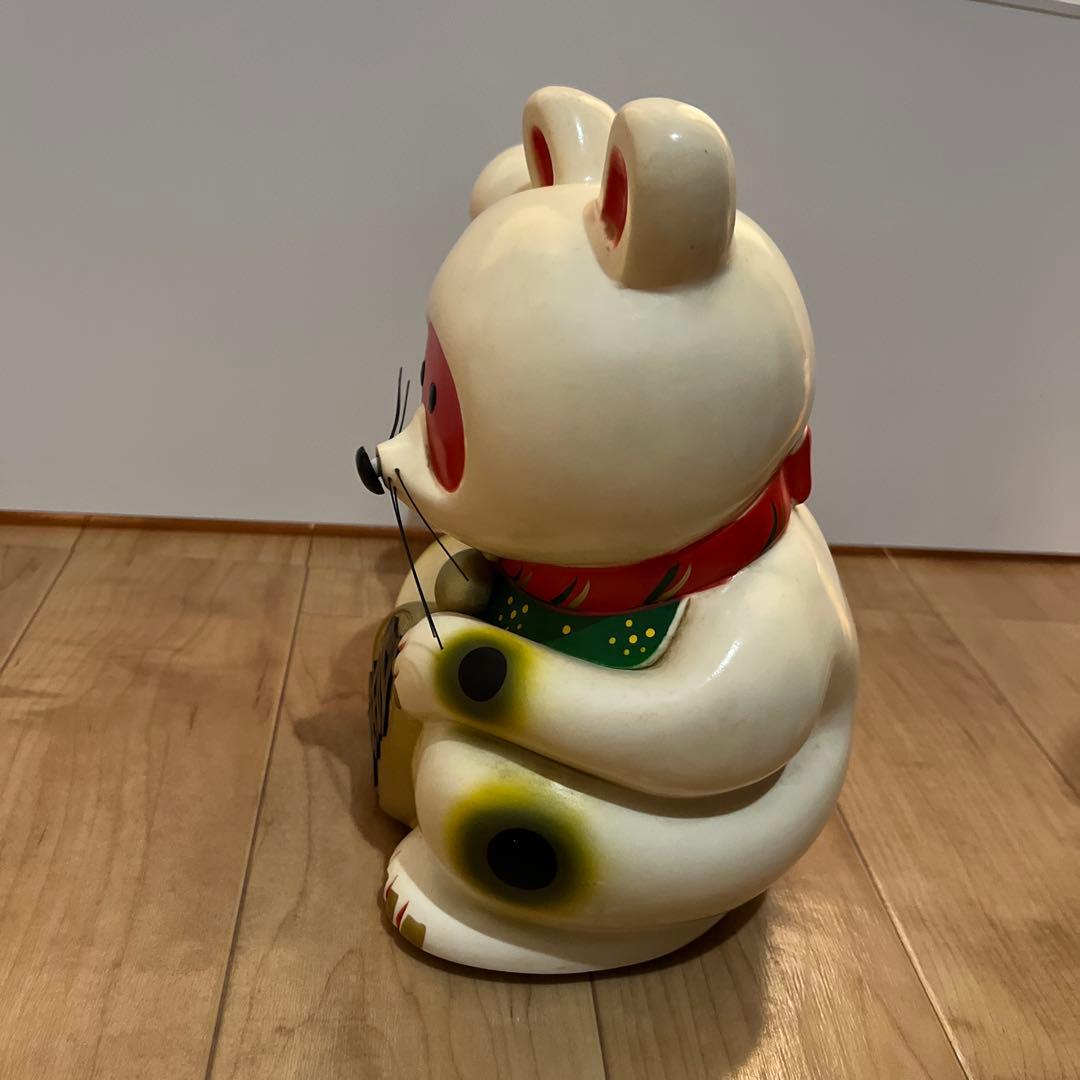 招き猫 非売品 まねき猫 タヌキ 昭和 レトロ 合格 教材 学習 ビンテージ