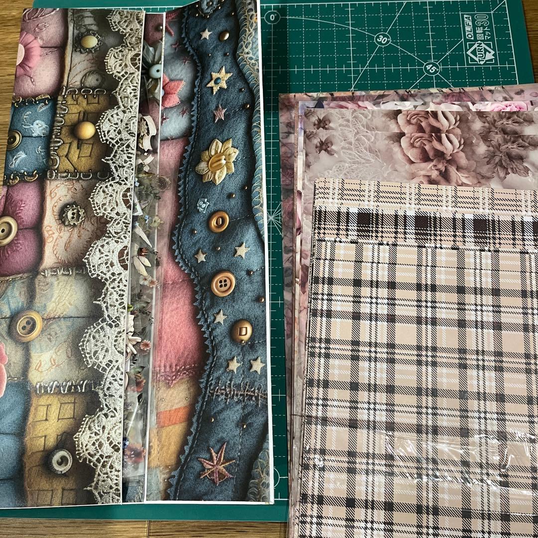 約3.8kg コラージュ 紙モノ 切手 チケット 異素材 まとめ売り 大量