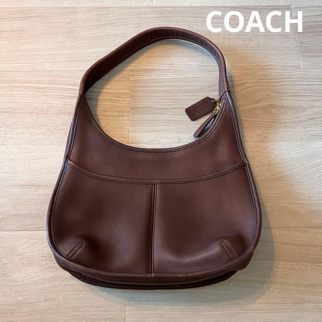 COACH】オールドコーチエルゴワンショルダーバッグ茶色ヴィンテージ