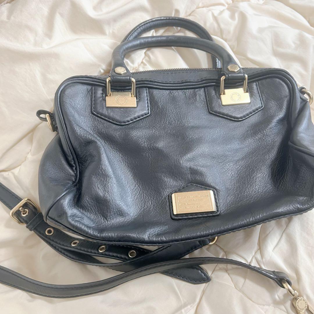 処分価格】マークバイマークジェイコブス 2way レザー ボストンバッグ