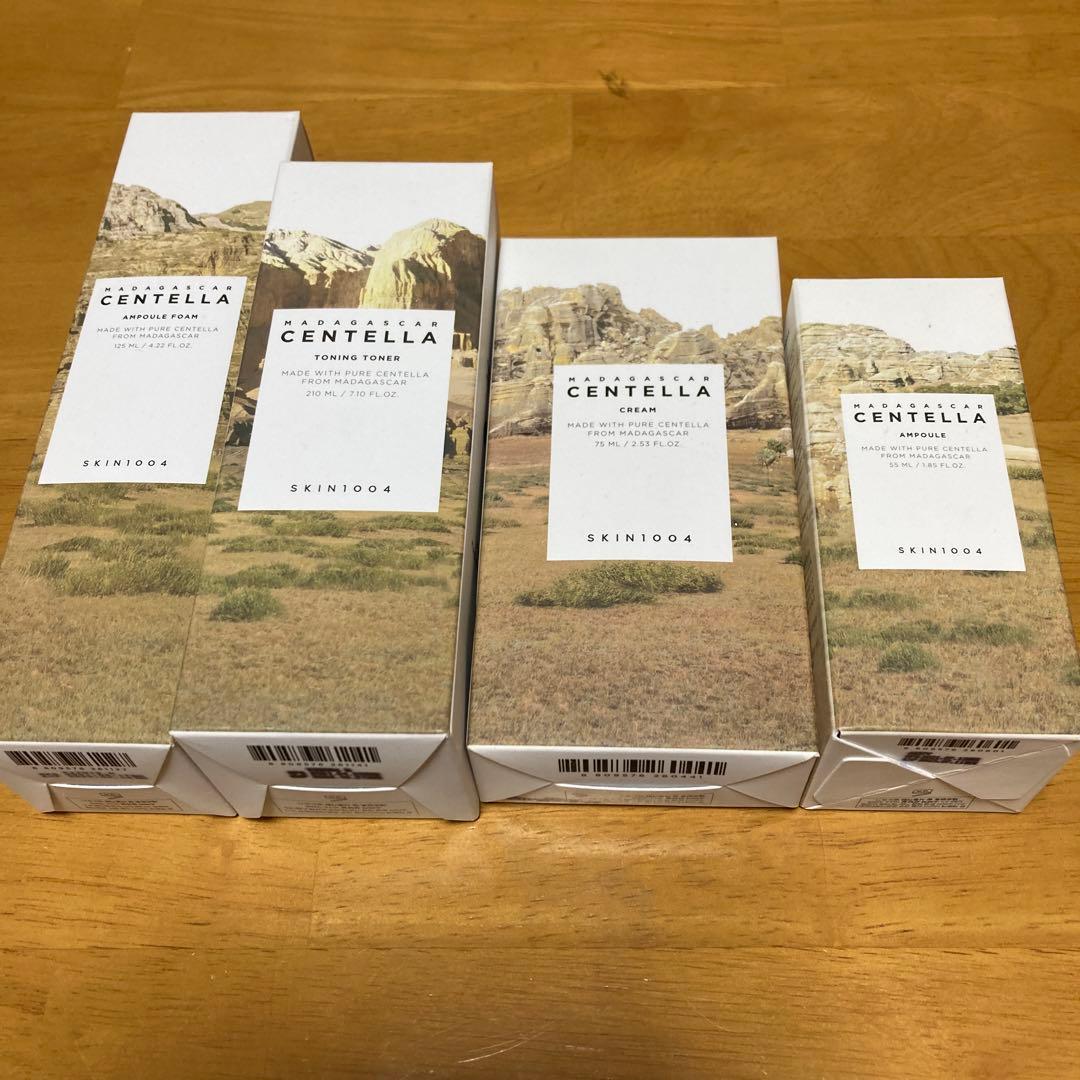 マダガスカル CENTELLA SKIN1004 スキンケア 4点セット Amazon.co.jp: 【公式】SKIN1004 潤い鎮静スキンケア4点セット