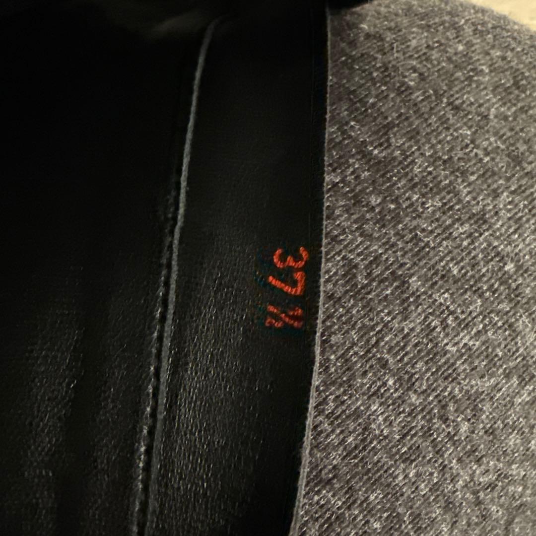 PRADA 黒 ロングブーツ 371/2 24.5cm